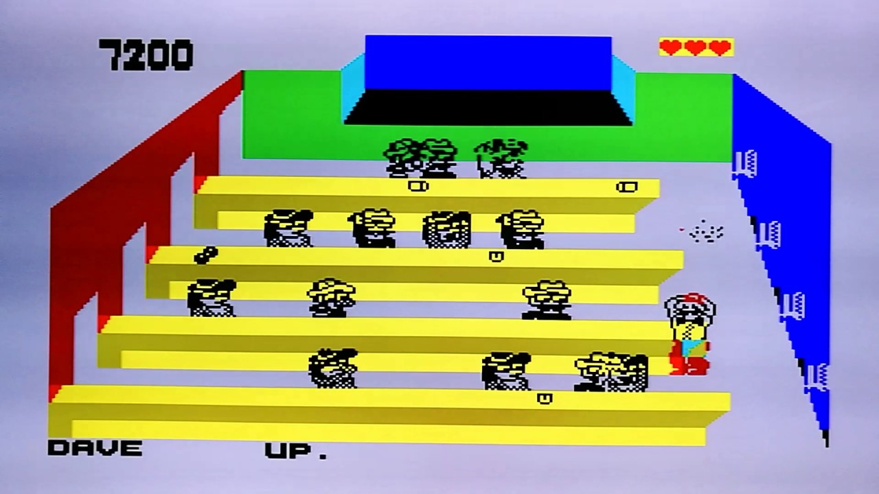 Tapper, zx spectrum Unemulated gameplay video and review.