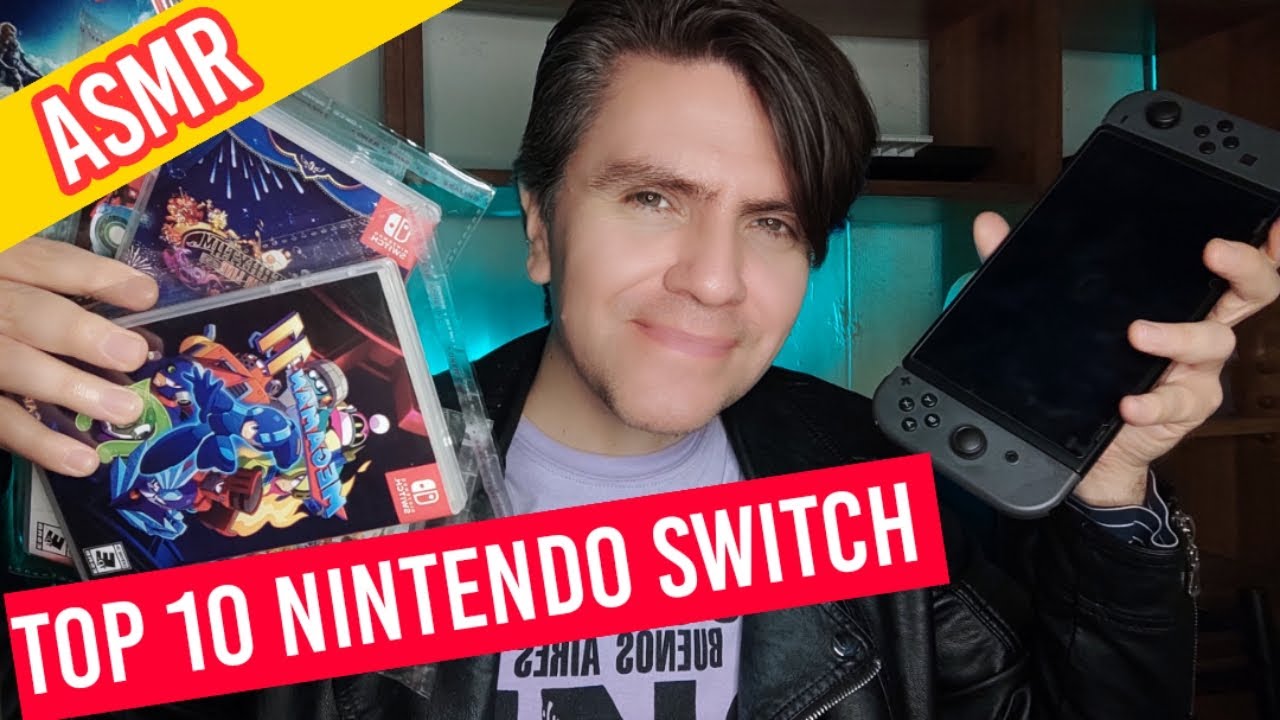 ASMR TOP 10 NINTENDO SWITCH VIDEOJUEGOS - VOZ SUSURRADA y RELAJADA #Asmr #asmrparadormir #asmrsounds