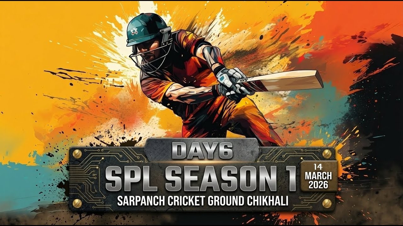 DAY 6 l SPL 2026 l SEASON 1 l CHIKHALI l  14 MARCH l UCHCHHAL NAVAPUR CRICKET CLUB