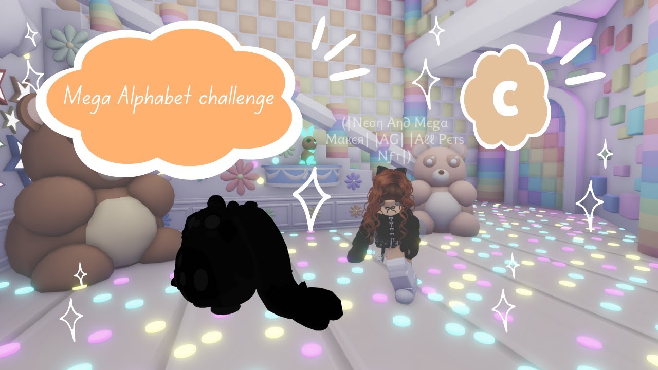 Adopt me Alphabet Challenge- Making a Mega Of Every Letter! - adopt me roblox