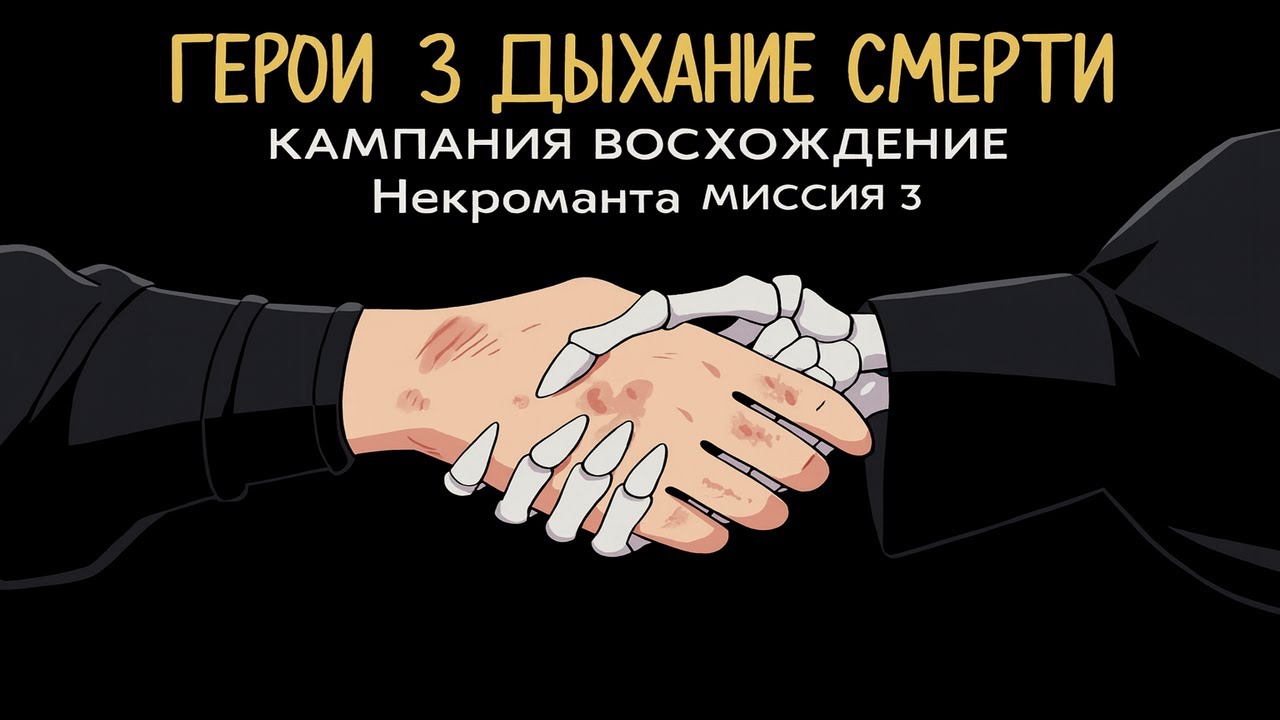 Герои 3 Дыхание Смерти - Кампания Восхождение Некроманта - Миссия 3
