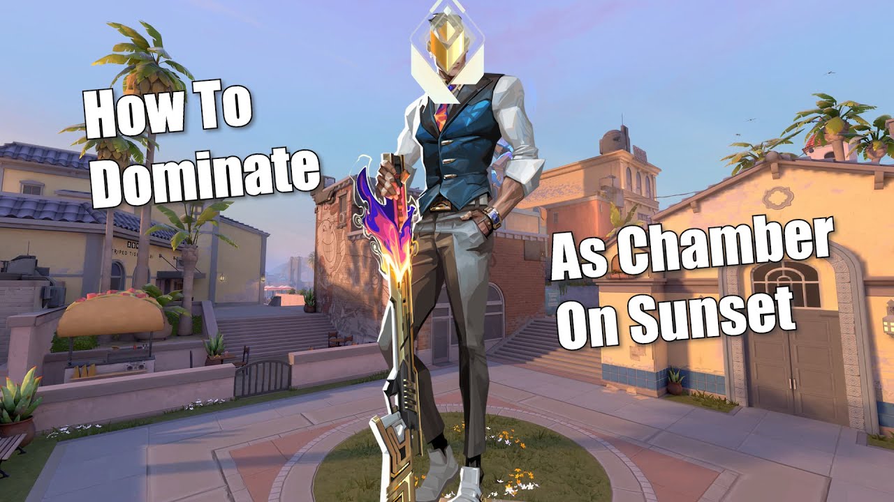Radiant Guide on Chamber Sunset (Valorant)