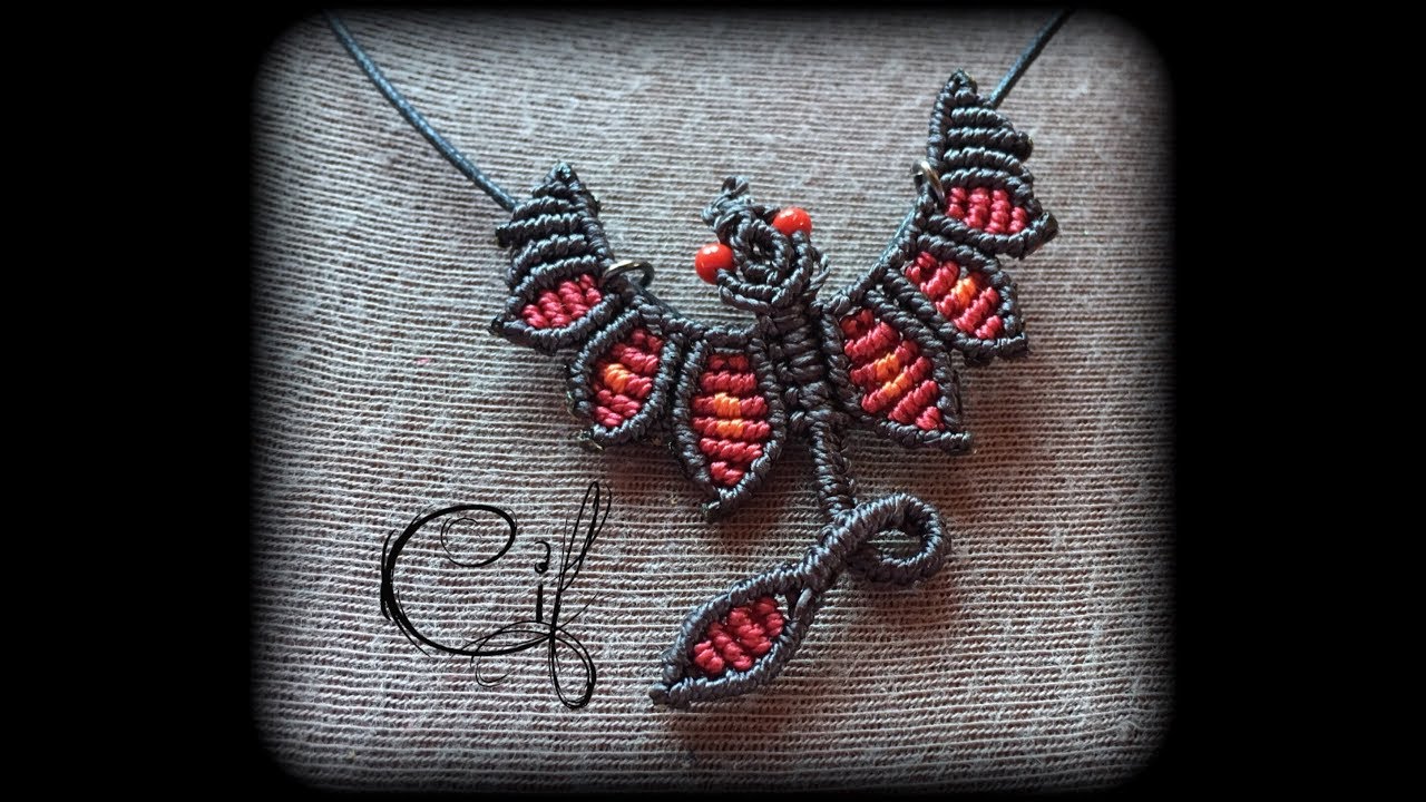 Tutorial Drago Dragón Dragon Macramè