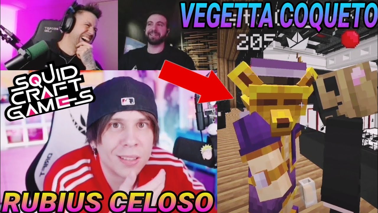 ¡EXCLUSIVA! ASISTENTE se le DECLARA a VEGETTA: ¿Amor en Squid Craft Games 4? ¡RUBIUS lo PROHÍBE!