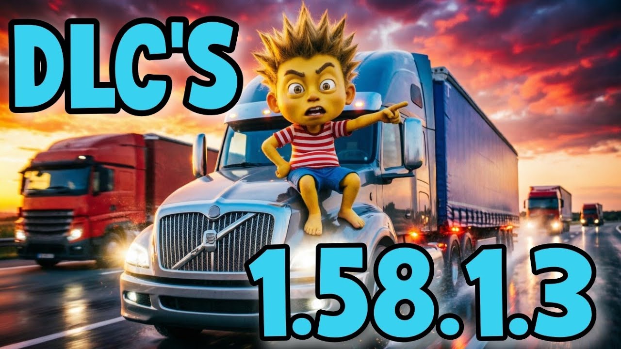 DLC 1.58.1.3S - ! GRATIS ! Todas las Actualizaciones  y DLC'S para ETS2 Y ATS2 #ets2 #ats2 
