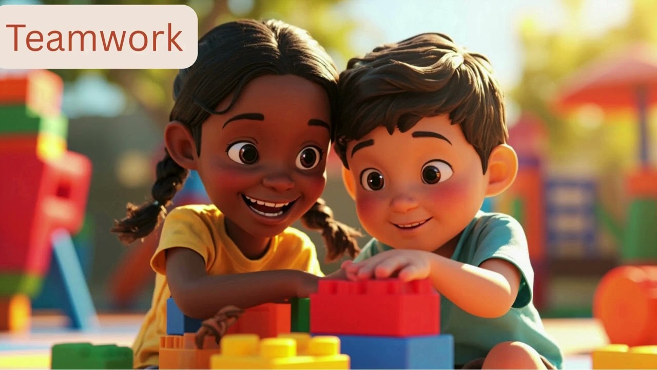🎶Teamwork Makes Everything Better Song| Kids' Song| Sing-Along @WonderKidsClubhouse