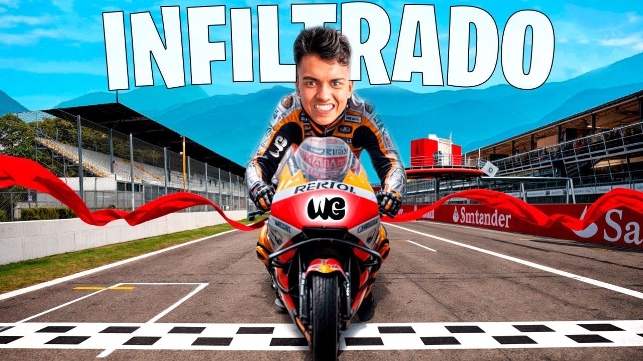 Me Infiltro A Una Carrera De Motos 🏍️ - Andr&eacute;s WG