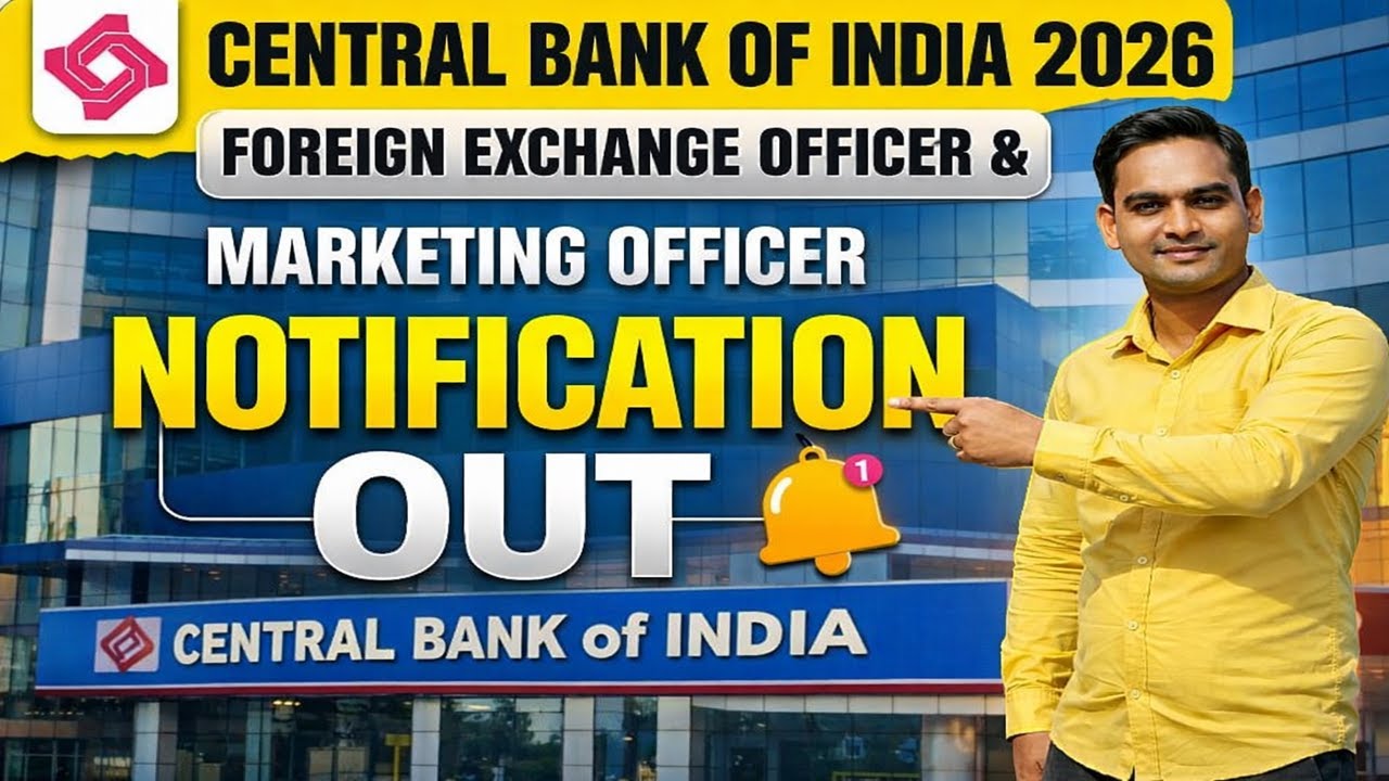 CBI SO Notification 2026 Out | Foreign Exchange & Marketing Officer, Complete Details | Apply Online