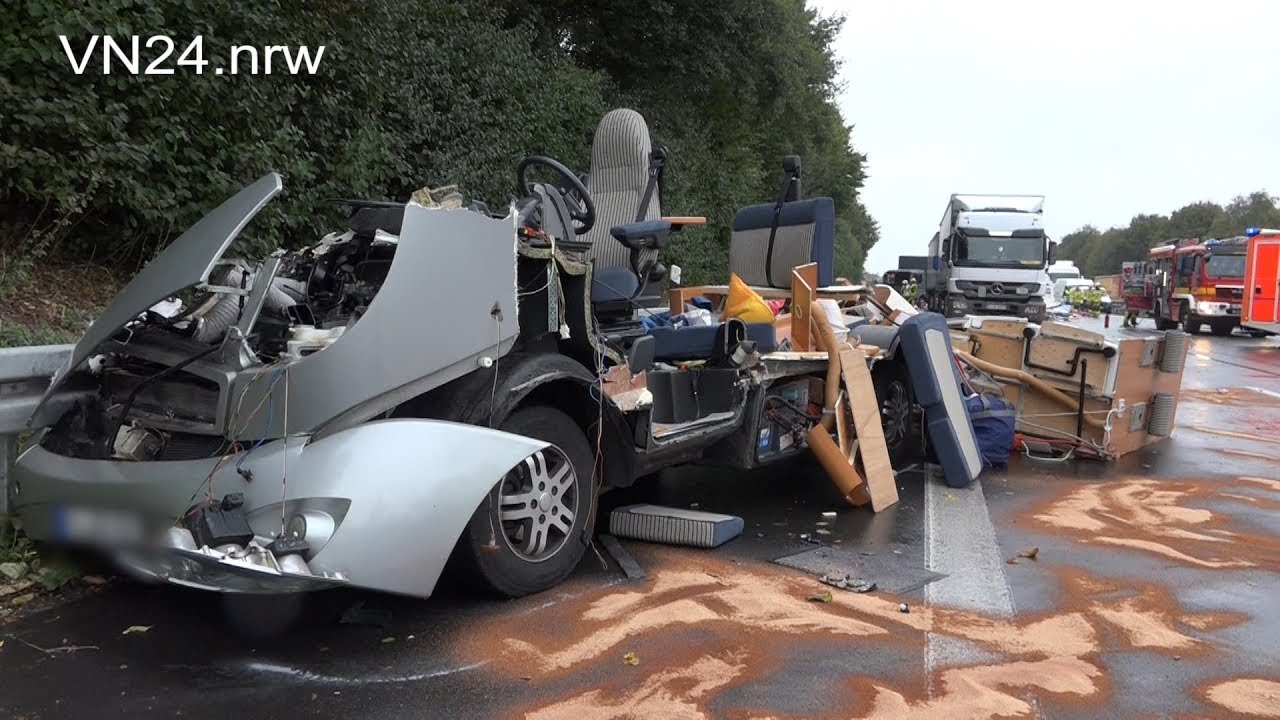 02.10.2018 - VN24 - Tödlicher Wohnmobil-Unfall auf A2 bei Dortmund