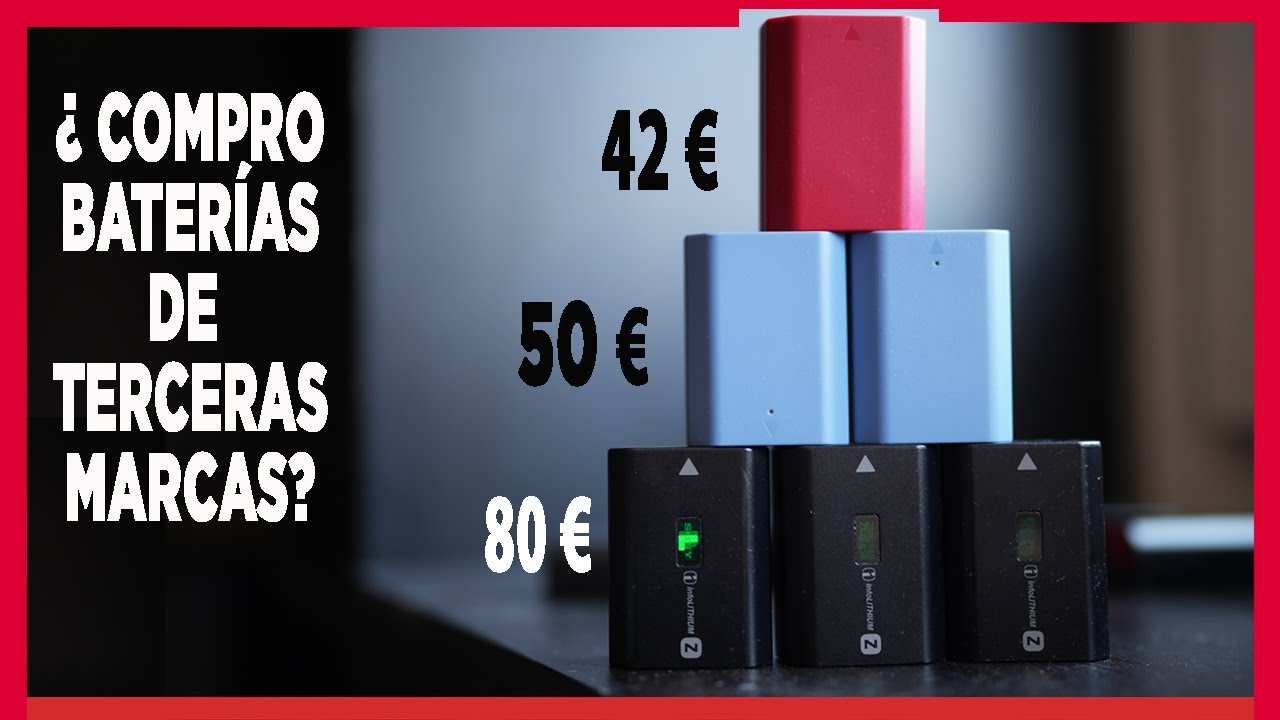 COMPARATIVA de BATERÍAS para cámaras SONY 📷 NP-FZ100 🎥 Probamos la Sony ORIGINAL, SMALLRIG y BAXXTAR