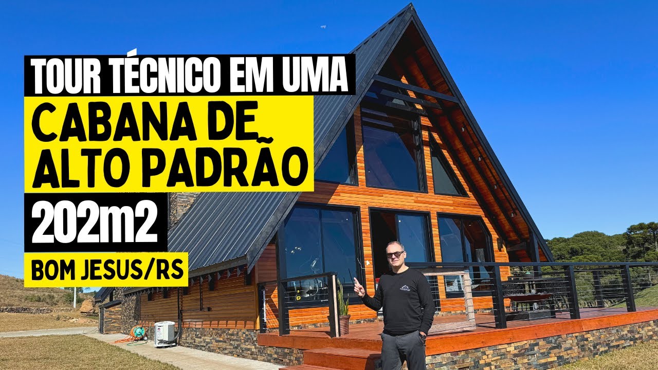 Cabana de Alto Padrão em Bom Jesus/RS #CabanadeMadeira
