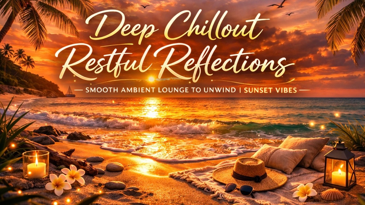 Deep Chillout Restful Reflections at Sunset| Smooth Ambient Lounge to Unwind