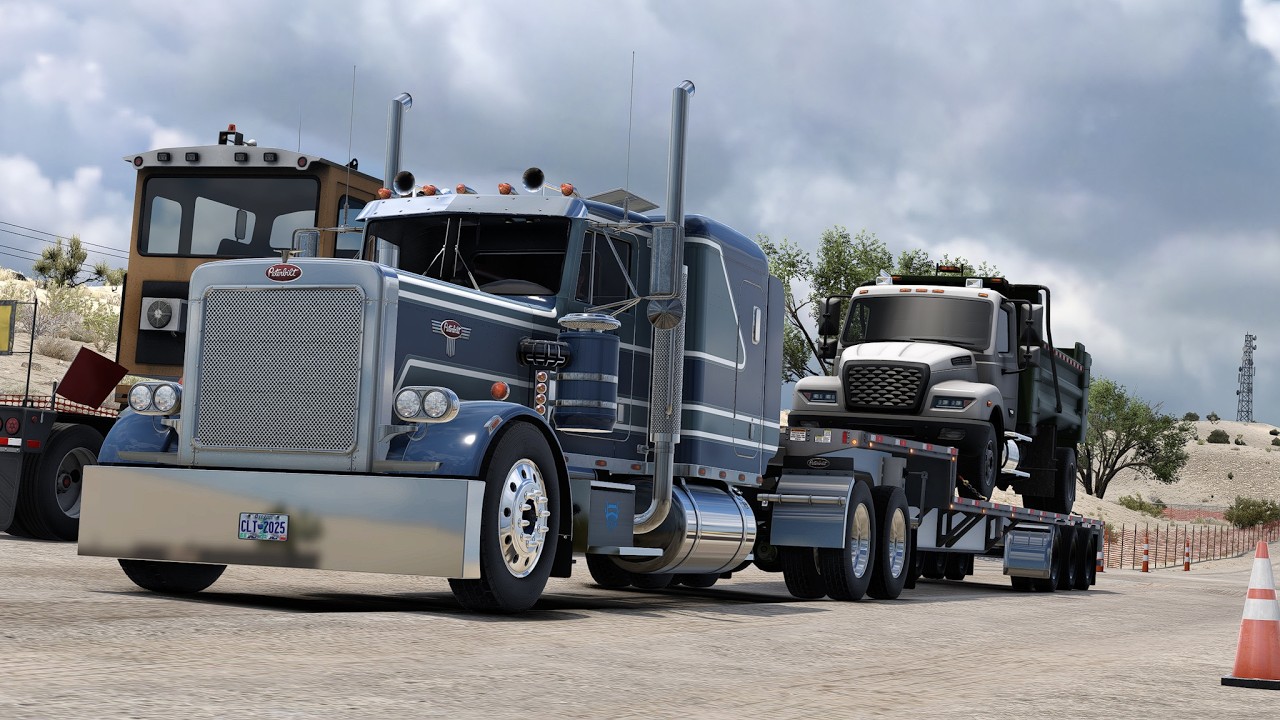 Peterbilt 359 - Flx  M4c Stepdeck 48 - B4RT Route 66 - ATS 1.58  [🔴] 𝐀𝐎 𝐕𝐈𝐕𝐎