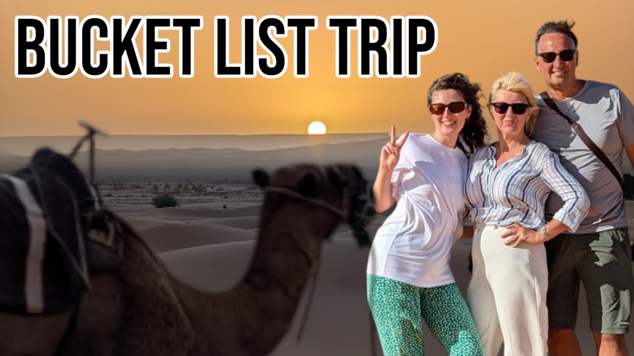 We Drove From Marrakech to the Sahara Dessert Merzouga Camp Morocco Road Trip Day 4