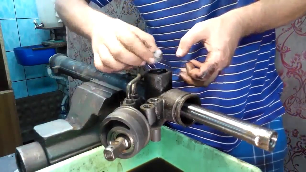 Ремонт рулевой рейки (2 часть)
