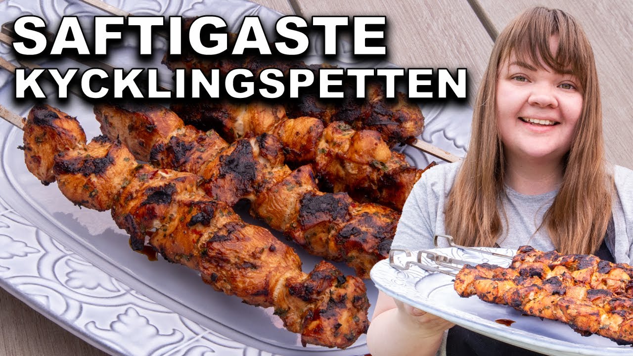 Så gör du saftiga kycklingspett varje gång!