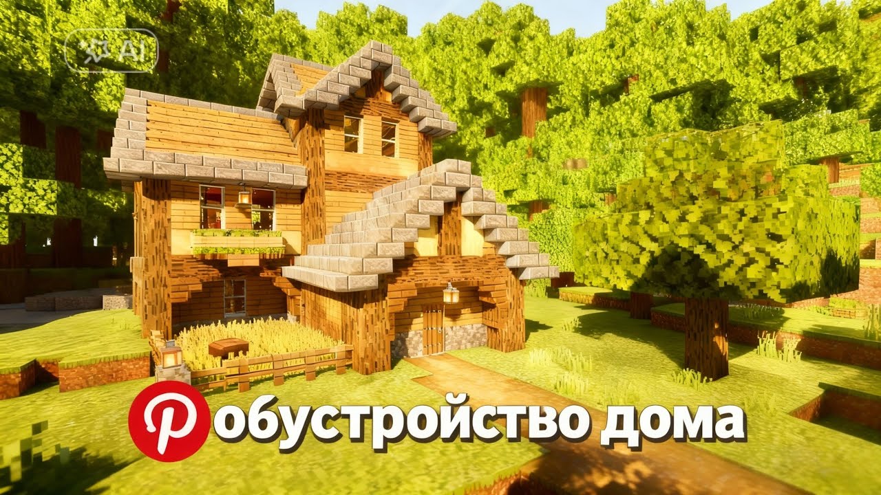 Декоративное оформление интерьера в домике[Minecraft]....