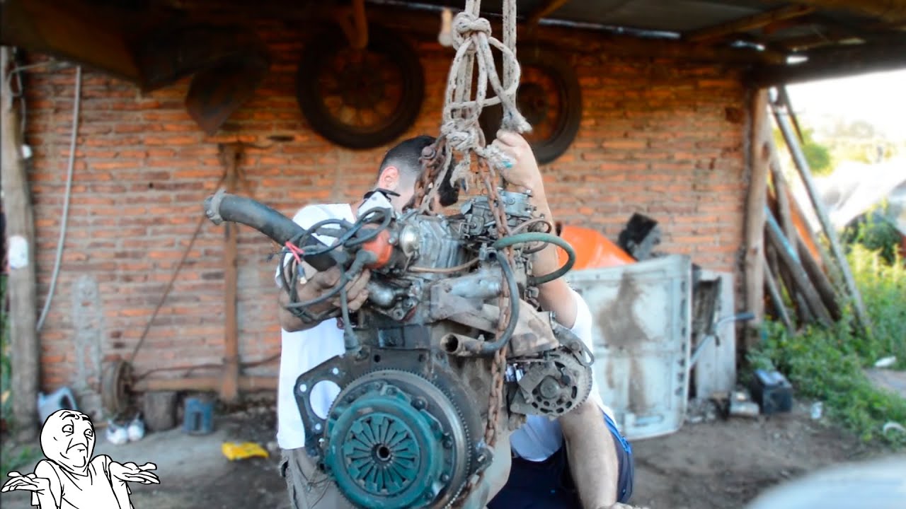 SACANDO MOTOR FIAT 147 a la Fuerza - Radialero Team