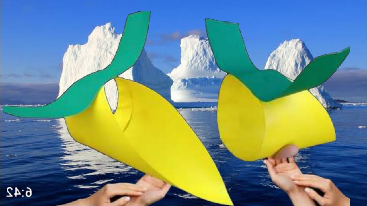 AVIÓN DE PAPEL DIY! Cómo hacer un avión de paja con alas: Tutorial fácil de origami de papel