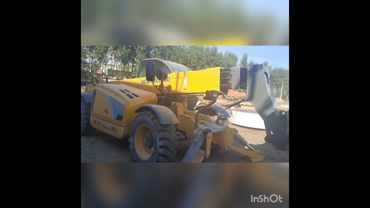 Remoção da Mangueira da concha Manipulador New HollandNew Holland Lm 1445/ Manu master