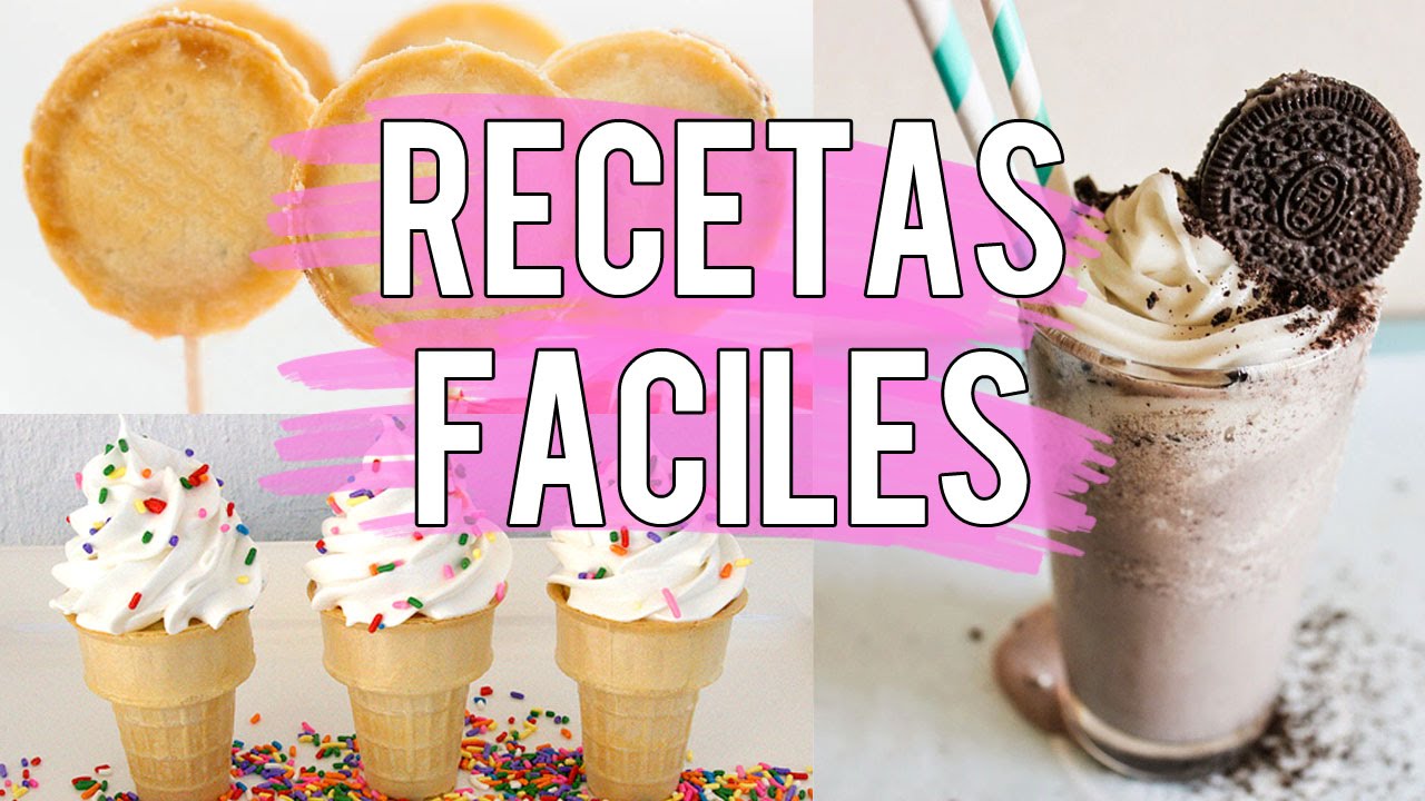 Recetas fáciles de postres que debes probar - Tutoriales Belen
