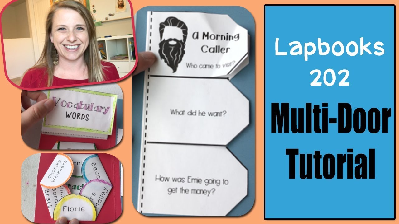 Lapbook Tutorial || How to make multi-door flaps for your units