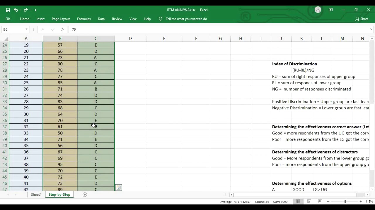 How to compute:  Item Analysis - (Taglish Tutorial)