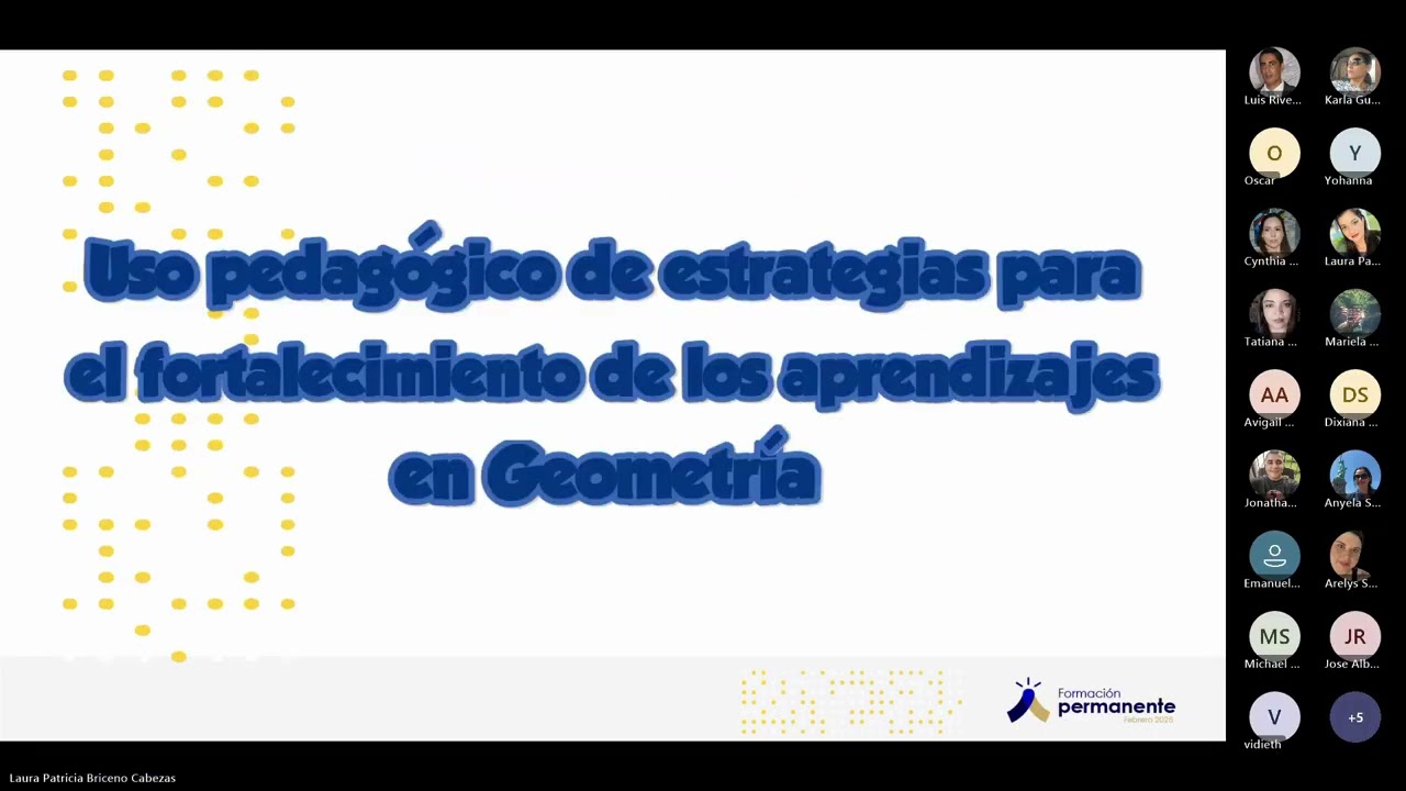 Secundaria: Uso pedagógico de estrategias para el fortalecimiento de aprendizajes en Geom Parte 2
