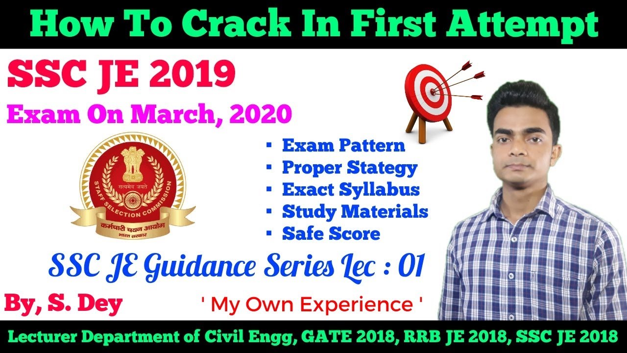 SSC JE 2020 | Complete Exam Analysis | Pattern, Syllabus, Safe Score,Proper Strategy | My Experience