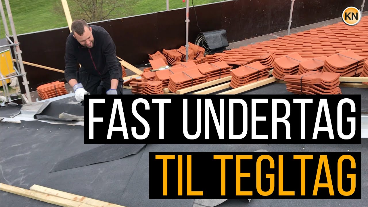 Fast undertag til tegltag