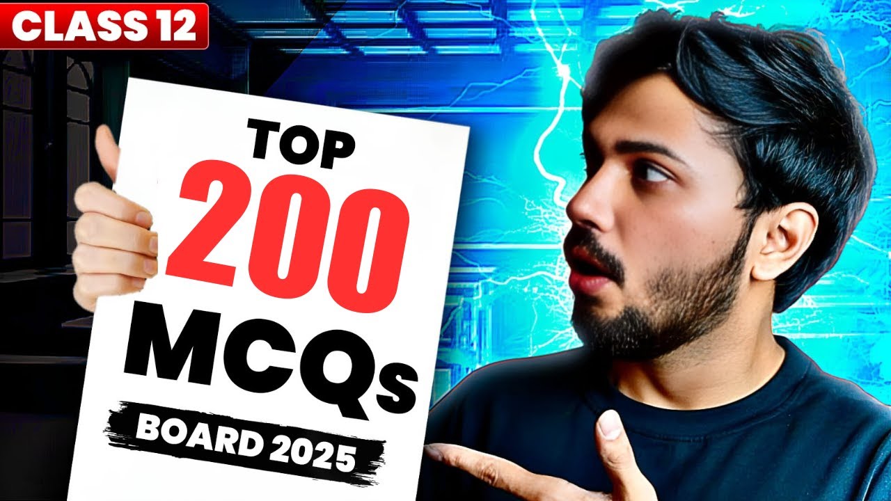 Top 200+ MCQs Physical Education for Class 12 Boards 2024-25 🔥 Score 100 in PE | MCQ AR & CS