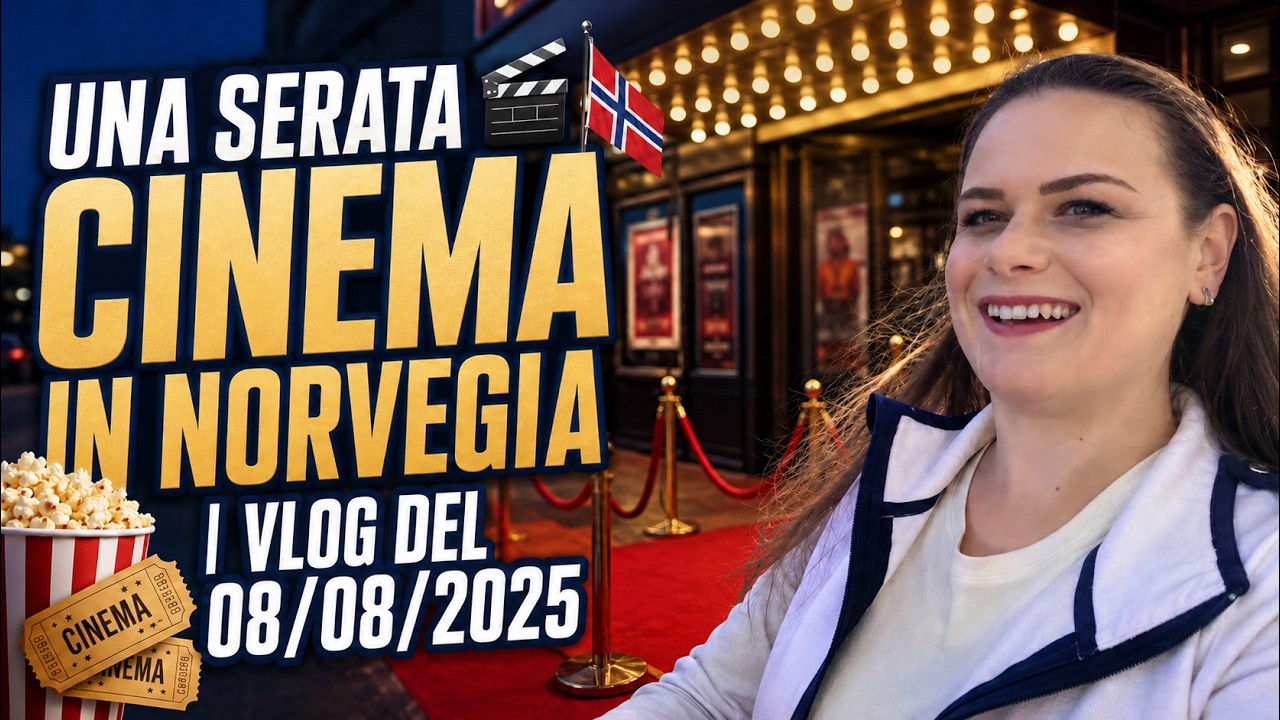 Una serata CINEMA in NORVEGIA 🎬 | VLOG del 08/08/2025