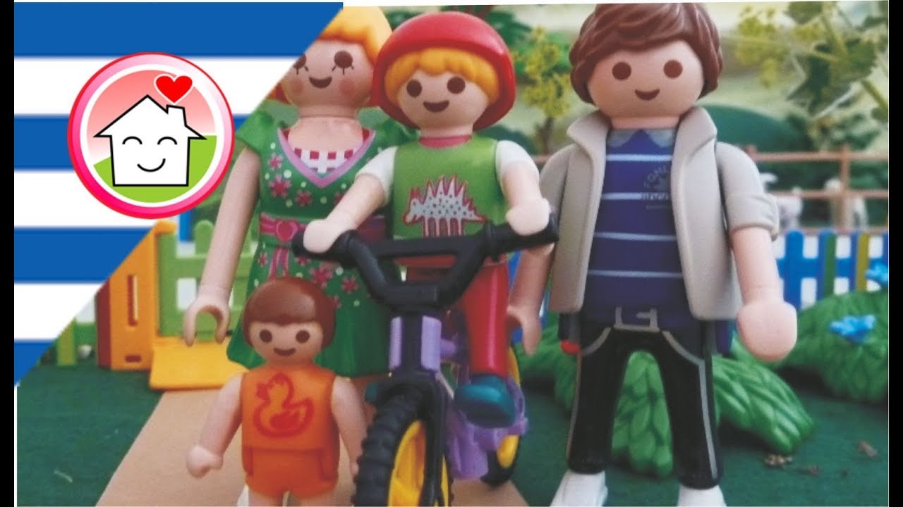 Playmobil ταινία Η Ελένη μαθαίνει ποδήλατο - Οικογένεια Οικονόμου