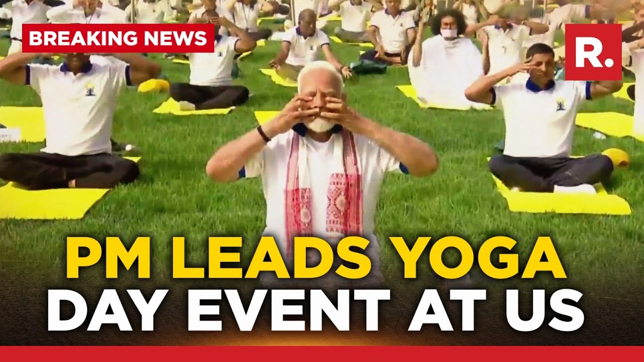 PM Modi performed Yoga at the United Nations in New York