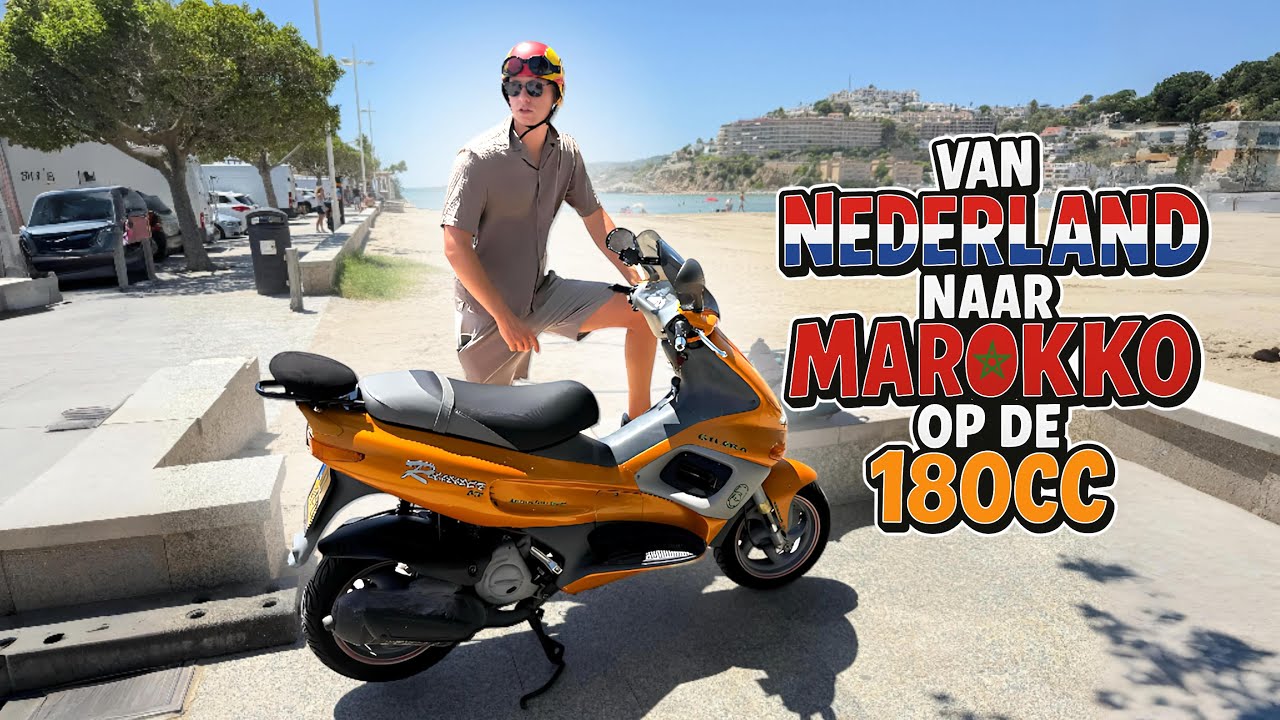Op de 180cc Naar Marokko... #POGING 3