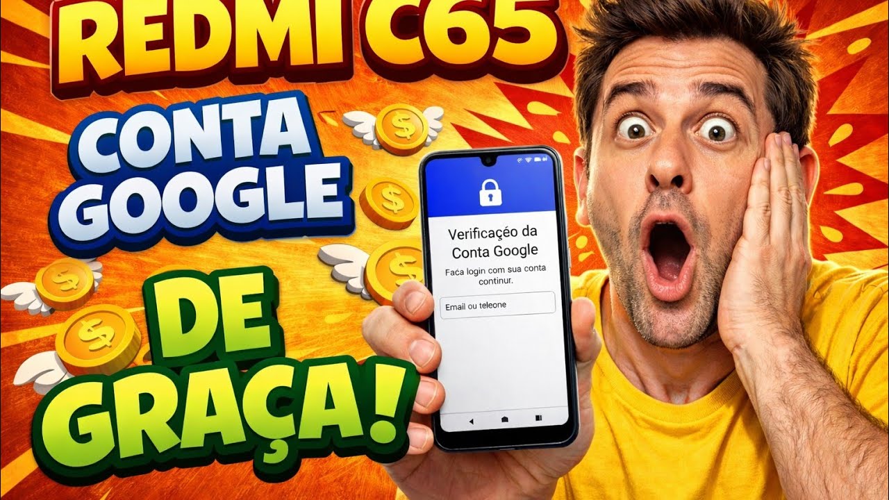 Desbloqueio de conta google  redmi c65 grátis