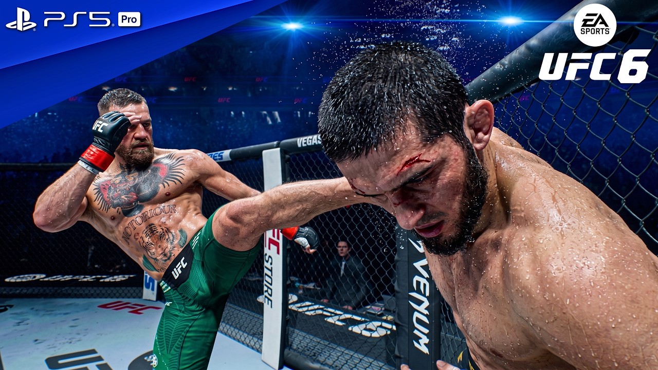 UFC 6 &mdash; Конор Макгрегор против Ислама Махачева &mdash; Бой за титул чемпиона в полусреднем весе | PS5 P...