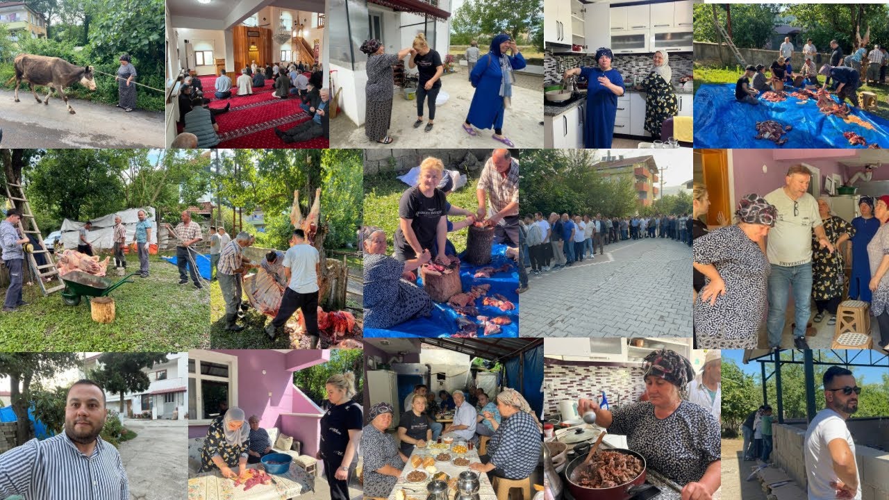 1.BAYRAM💯ANNEM BUGÜN YENİDEN ÖLDÜ😔HELALLİK ALDIK🤲KÖYLERDE ESKİ BAYRAMLAR #kurbanbayramı  #bayram