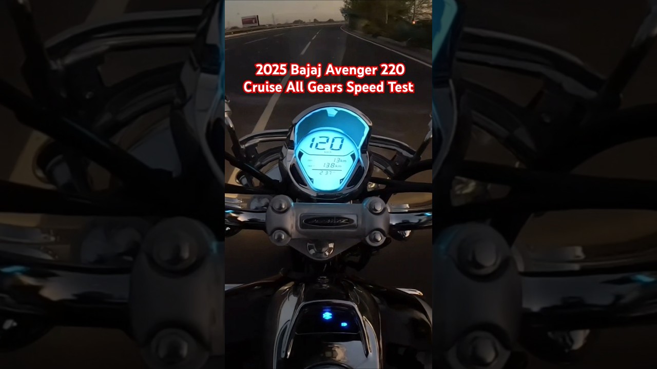 2025 New Bajaj Avenger All Gears Max Speed Test #bajajavenger220 #topspeed #review