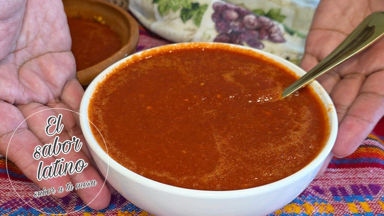 🔴 Deliciosa y Picante Salsa Taquera Roja! El Secreto de las Taquerias💥