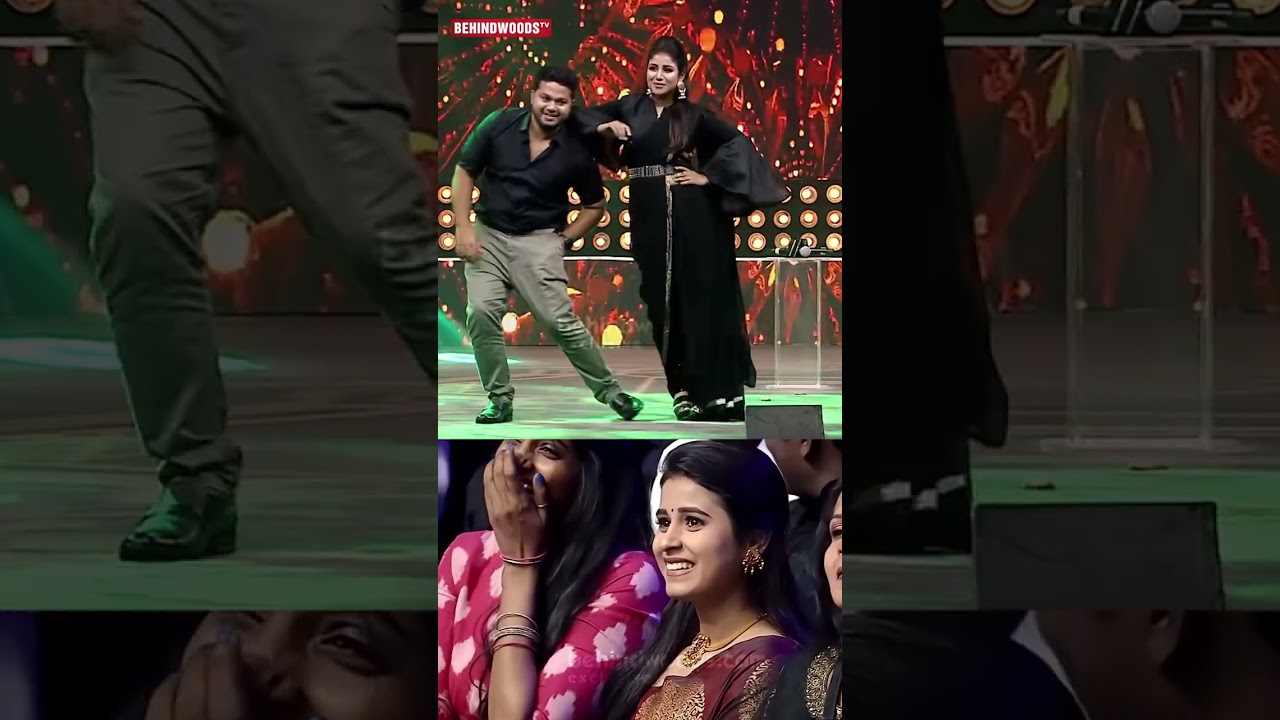 Stage-ல் Cute-ஆ Step போட்ட Alya Manasa , Sanjeev 🥰