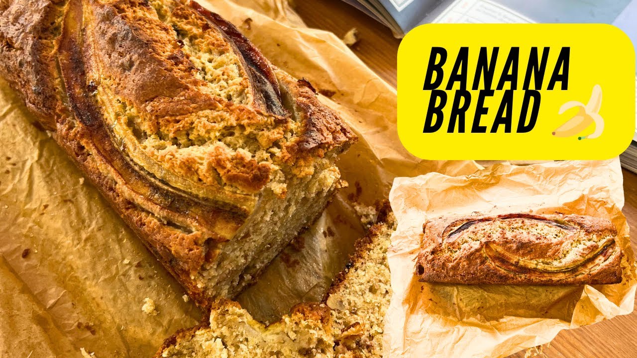 Banana🍌 bread recipe, moist banana bread, easy banana bread, homemade banana bread