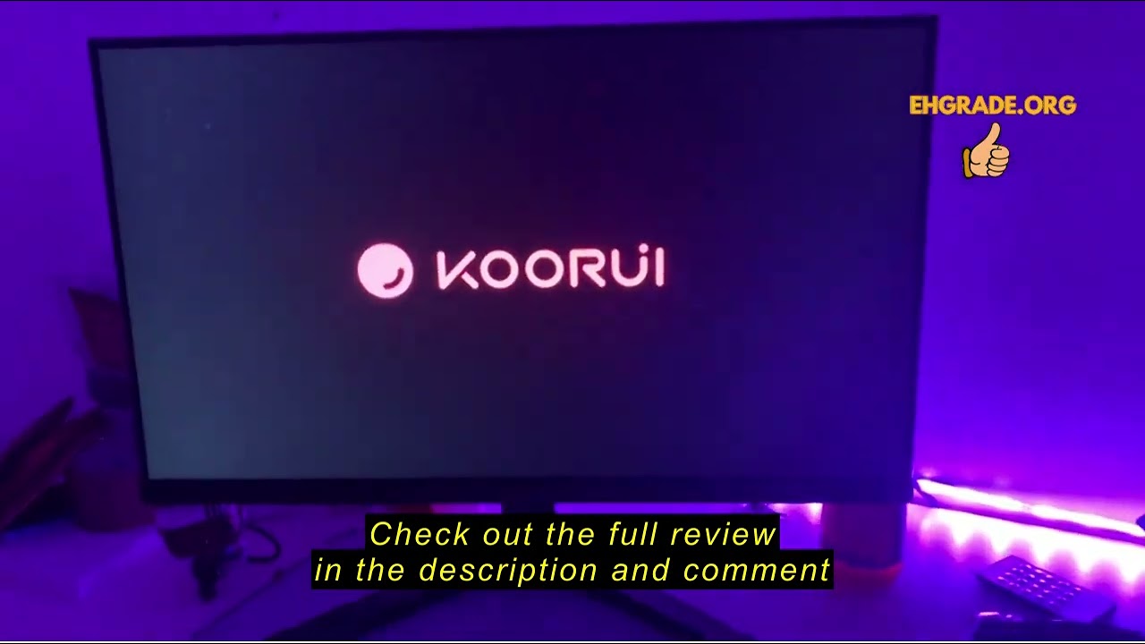 Review KOORUI Portable Monitor for Laptop, 15.6'' 1080P FHD Monitor, IPS Display with USB Type C, HD