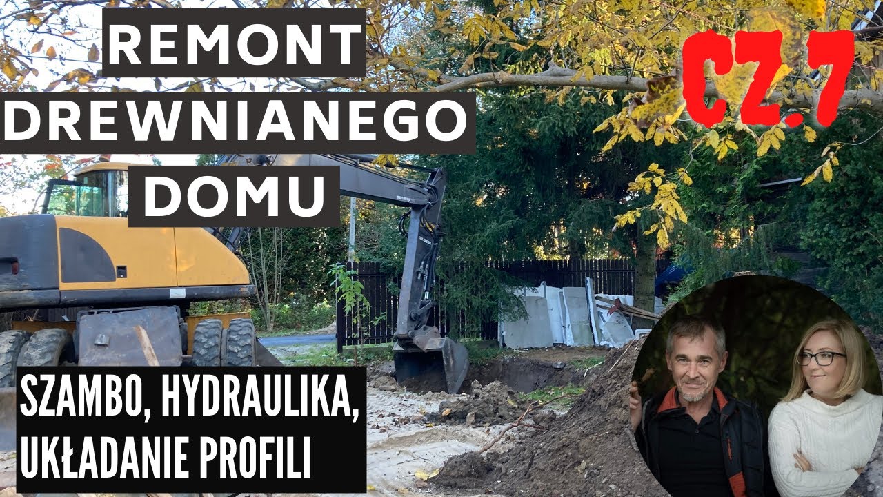 Remont drewnianego domu cz 7 - ogrzewanie, szambo, poddasze