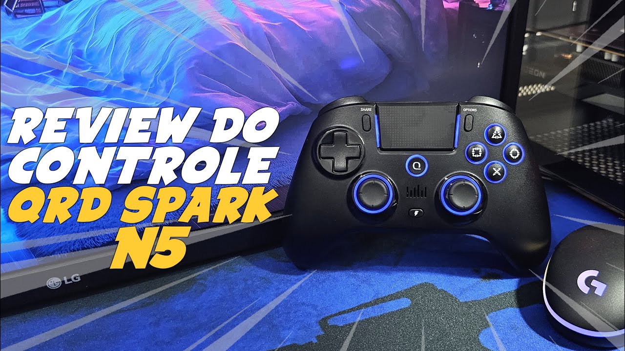 REVIEW: CONTROLE QRD SPARK N5 - Testes no PS4, PS5, PC, Android e Iphone