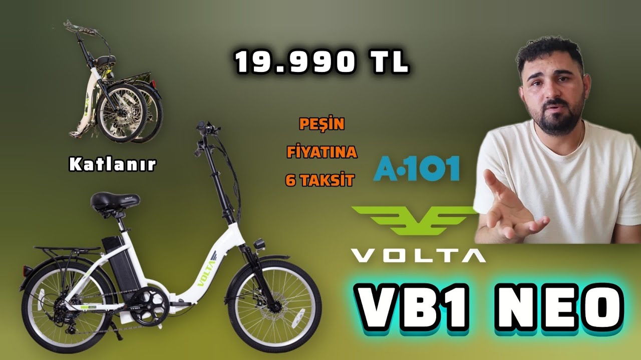 A101 Çıldırdı! Volta VB1 NEO Katlanır Elektrikli Bisiklet Alınır Mı? Detaylı İnceleme! #ebike 