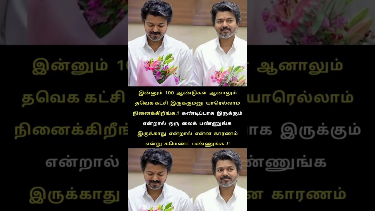 இன்னும் 100 ஆண்டுகள் ஆனாலும் தவெக கட்சி இருக்குமா? 🔥🤔 Thalapathy Vijay TVK Party Politics