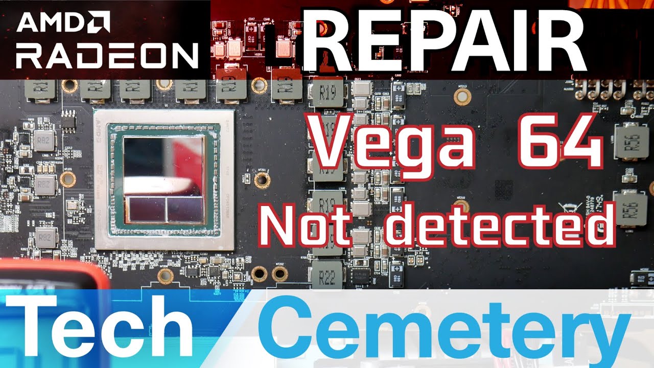 PowerColor Vega 64 Red Devil Graphics Card Repair - Not Detected