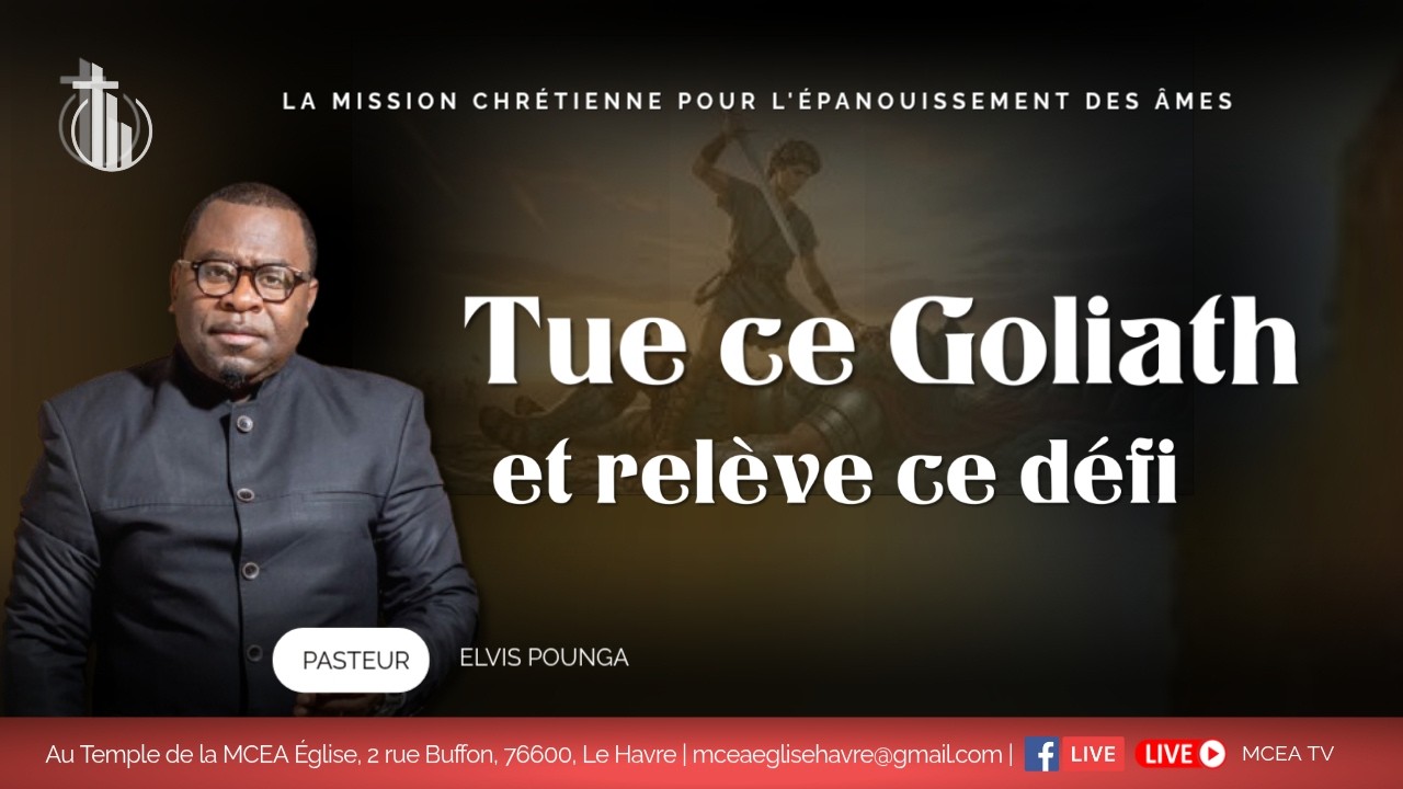 2ème Culte de Célébration - Tue ce goliath et relève ce defi - Pasteur Elvis POUNGA -  15 FEV. 2026