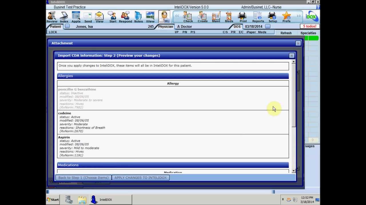 Clinical Information Reconciliation